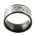 Steel Scorpion With Black Ring