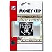 Oakland Raiders Large Money Clip/Card Holder - NFL Football Fan Shop Sports Team Merchandise