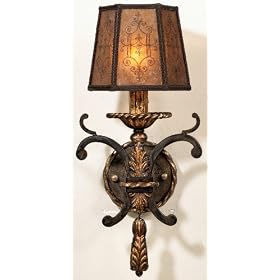 Fine Art Lamps 406850 1LT Wall Sconce Epicurean Traditional Indoor Lighting by Fine Art Lamps