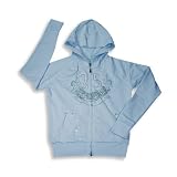Jade - Girls Zip up Hoodie Sweatshirt, Lt. Blue