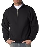 Adult SUPER SWEATS 1/4-Zip Pullover with Cadet Collar