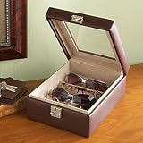 Leather Eyeglass Valet