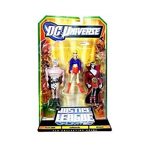 DC Universe Justice League Unlimited Supergirl, Warlord, and Deimos