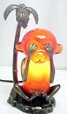Tiffany Style Monkey Stained Glass Lamp See No Evil