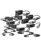 Aposonic A-XRJMBNC RJ-45 to BNC Converter 2x4-Pack - Use Cat5e to Extend Your BNC Video Coverage!