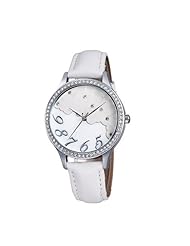 Pythons White Color Leather Band Ladies Fashion Watches