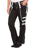 Tripp NYC - Black and White Strap Pant