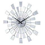 IMAGE OF Kirch CK1384MIRROR George Nelson Mirrored Pixel Wall Clock