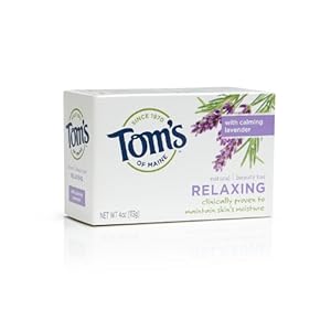 Tom's of Maine Relaxing Natural Beauty Bar Soaps, Calming Lavender, 2 Count