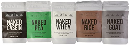 Naked Nutrition Sample Pack - NAKED WHEY, CASEIN, GOAT, PEA, and RICE