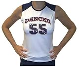 Tia's Womens Cheer 55 Baseball Tee