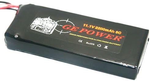 GE Power 2200mAh 11.1V 8C 3s Lipo Battery Pack AKKU with JST Plug For RC Model