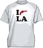I Gun LA Los Angeles Funny Men's tee Shirt in 6 colors Small thru 5XL