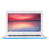 ASUS Chromebook 13-Inch HD with Gigabit WiFi, 16GB Storage & 2GB RAM (Light Blue)