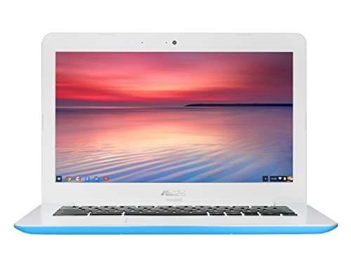 ASUS Chromebook 13-Inch HD with Gigabit WiFi, 16GB Storage & 2GB RAM (Light Blue) image