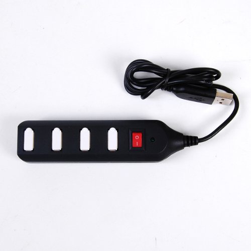 PC Laptop USB 2.0 4Port Hub Extension Cable Cord