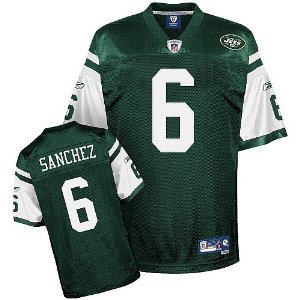Reebok® New York Jets Mark Sanchez Kids Premier NFL Jersey #6 [SIZE SMALL 8]