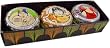 Gal Collection Triple Set of Lip Balms, Boxed Set: Vanilla, Orange, Strawberry