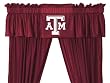NCAA Texas A&M Aggies - 5pc Jersey Drapes Curtains and Valance Set