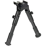 UTG New Gen Med Pro Shooters Bipod, Quick Detach, 6.2"-6.7"