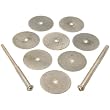8pc Diamond-Cut Off Wheel Set Lapidary Tool fits Dremel