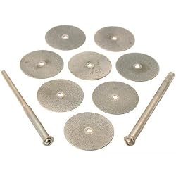 8pc Diamond-Cut Off Wheel Set Lapidary Tool fits Dremel