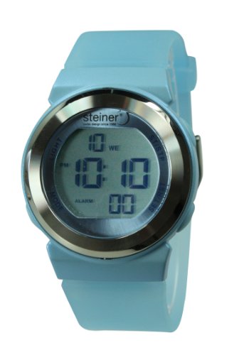 Steiner Women's ST3142A006P Sport Collection 11-Function EL Light Digital Watch