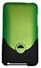 KingCase Ipod Touch 2G 3G - 2nd & 3rd Gen. Rubberized Slim Slider Case (Green & Black) 8GB, 16GB, 32GB, 64GB