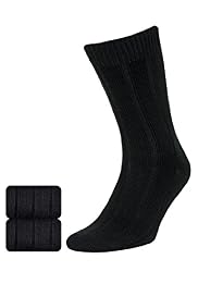2 Pairs of Wool Blend Short Thermal Socks