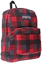 Jansport Superbreak Rucksack - Red Tape Kurt Plaid, 42x33x21 cm