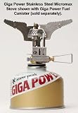 Giga Power Stainless Steel Micromax Stove Canister Stove