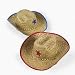 Kids Straw Cowboy Sheriff Hat w/Star (2 Pack)