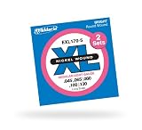 D'Addario EXL170-5TP Regular XL 45-130 , 5-String Bass Strings Long Scale, 2 Sets