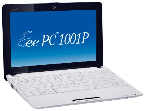 Asus Eee PC 1001P 25,7 cm (10,1 Zoll) Netbook (Intel Atom N450 1.6GHz, 1GB RAM, 160GB HDD, Win XP) weiß