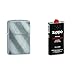 Zippo Diagonal Weave Pocket Lighter, Brushed Chrome w/ 12 oz. Lighter Fluid