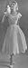 Vintage Knitting PATTERN to make - Formal Lace Wedding Party Dress. NOT a finished item, this is a pattern and/or instructions to make the item only.