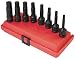 Sunex 2648 8-Piece-1/2-Inch Drive Fractional Impact Driver Hex Bit Set