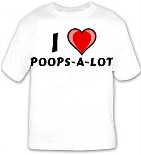 I Love poops-a-lot T-shirt