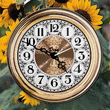 Old-Time Clock Skin With Backdrops For PalmaryClock(tm) downloadable Software