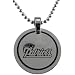 New England Patriots Circle Pendant with Chain