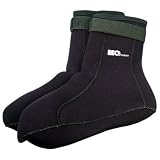 Fin Sock, 2MM, High Top, Black, Small
