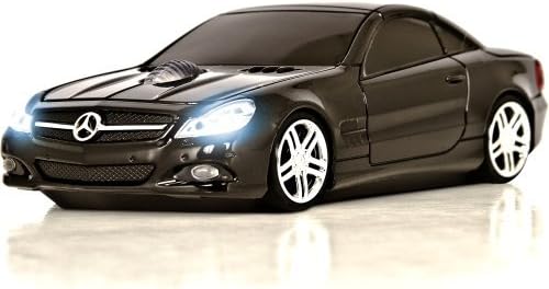 Four Door Media, Inc - Road Mice Optical Computer Car Mouse - Optical - Wireless - Radio Frequency - Red - 1750 Dpi - Scroll Wheel - Mercedes-Benz Sl550 "Product Category: Input Devices/Pointing Devices"