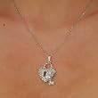 Rhinestone Heart Key Pendant Charm Set Silver Tone Chain Necklace Set Austrian Crystal Valentine's Day Gift Idea