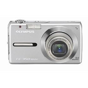 Olympus FE350 8MP Digital Camera with 4x Wide Angle Optical Zoom