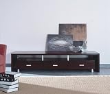 Broome Low Profile TV Stand Contemporary Entertainment Center for Plasma / LCD or Wide Screen TVs