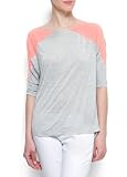 Mango Women's Loose-fit Panelled T-shirt