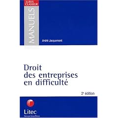 Droit des entreprises en difficult� (ancienne �dition)