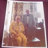 Red Ruffing Burleigh Grims Autographed Vintage Color Photo - Autographed MLB Photos