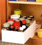 Spice Maid Cabinet Organizer (White) (10