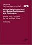 Biological Exposure Values for Occupational Toxicants and Carcinogens: Critical Data Evaluation for BAT and EKA Values, Volume 2 (The MAK-Collection ... Part II: BAT Value  Documentations (DFG))